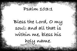 Psalm 103 1 6WB